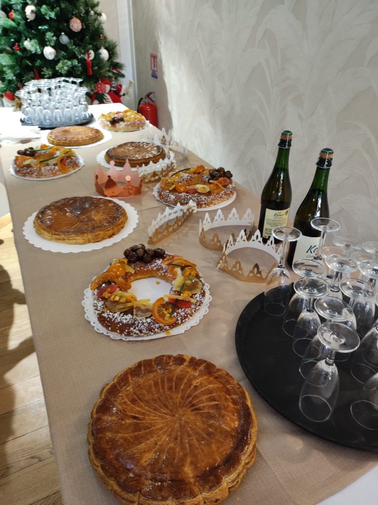 Table de la galette des rois